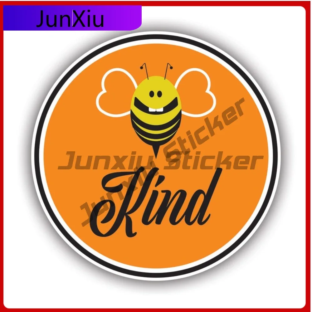 

Bee Kind Sticker Sun Resistant Weather Resistant Racing For Motorcycle Car Body Truck Easy Apply No Residue Decoration Classic