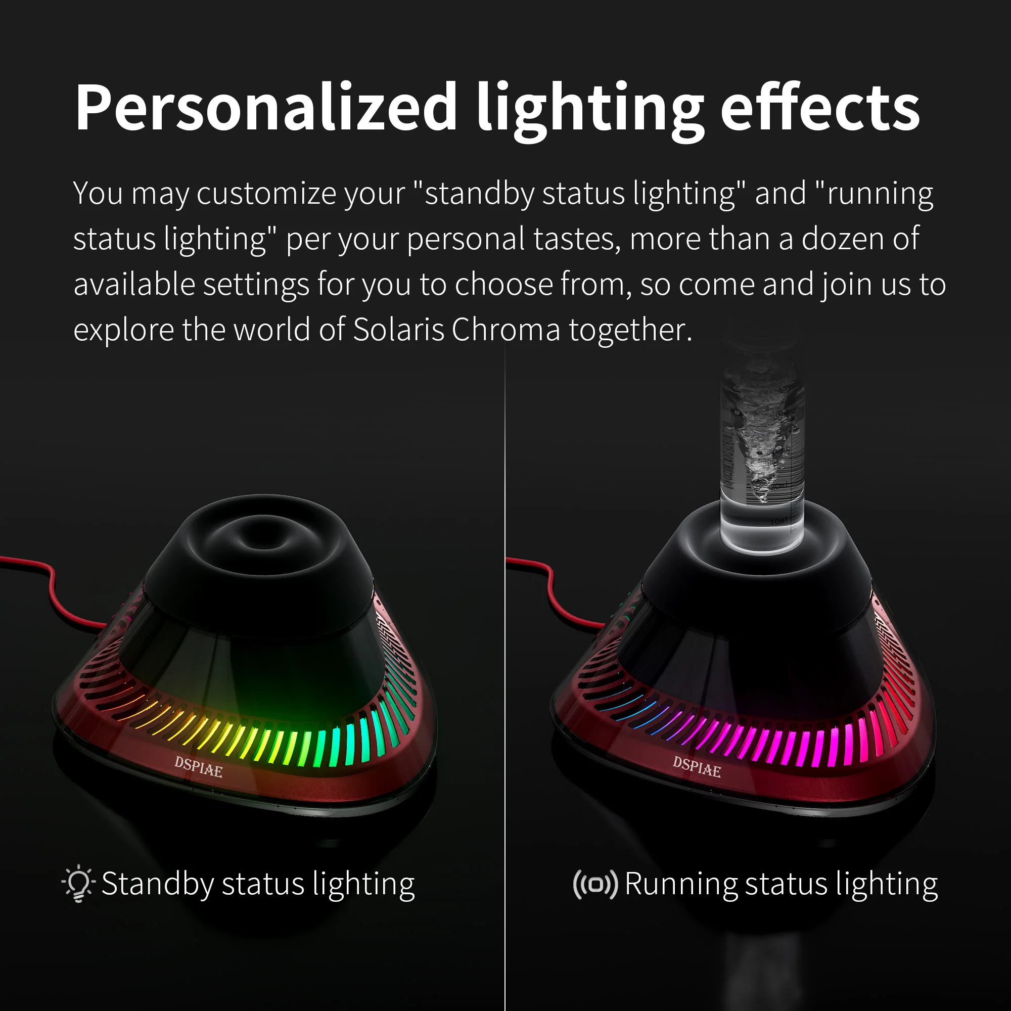 【خلاط الطلاء المحمول DSPIAE MS-02】محرك متأرجح من النوع C مع قاعدة من سبائك الألومنيوم لنمذجة هواية جديدة مع زجاجة #4