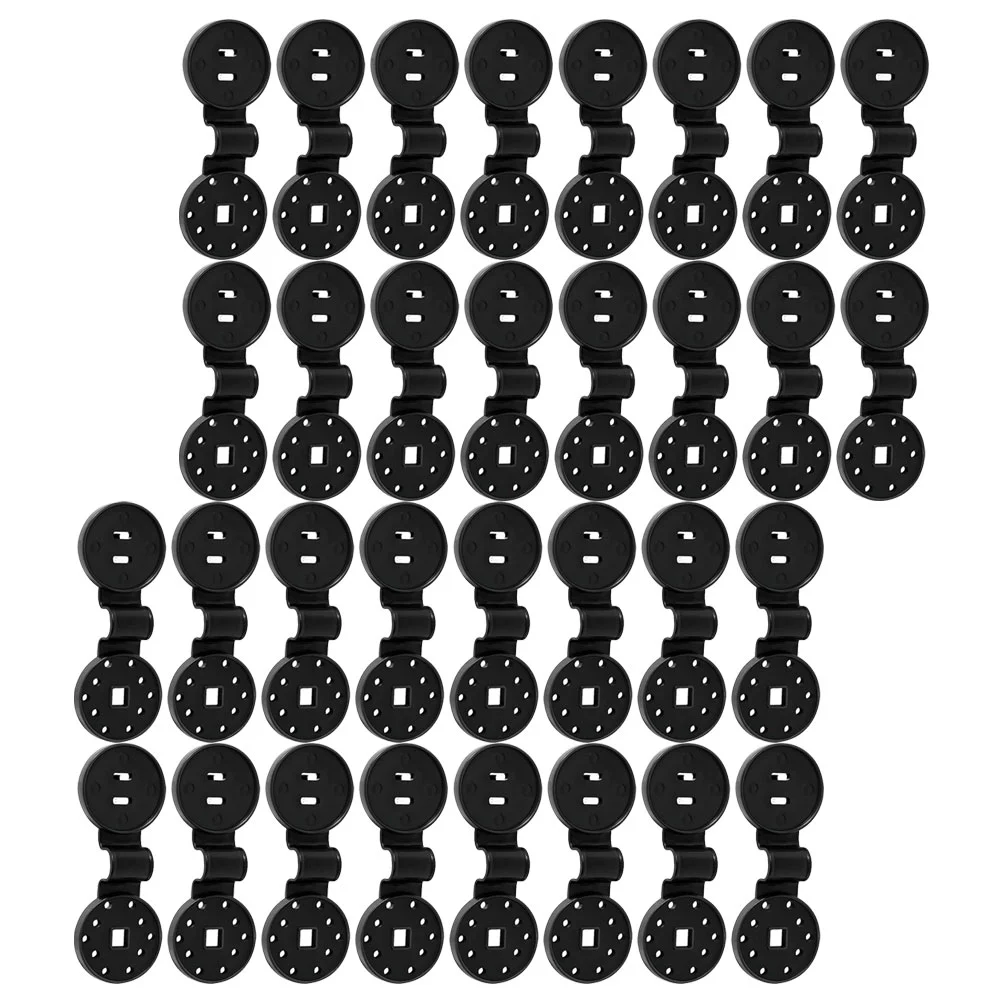 

100 Pcs Shade Net Clip Lock Grips for Tarps Sunscreen Clips Garden Netting Black Awning Clamp