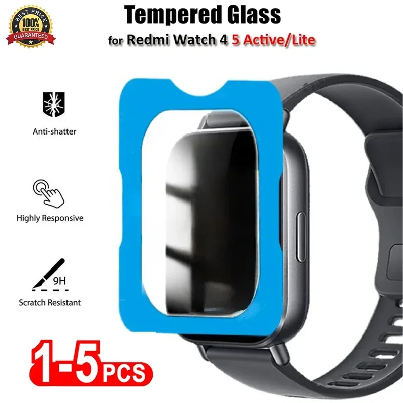 Tempered Glasss for Xiaomi Redmi Watch 4/5 Active/5Lite Screen Protector Protective Glass Easy to Install Tempered Glasss - view 2