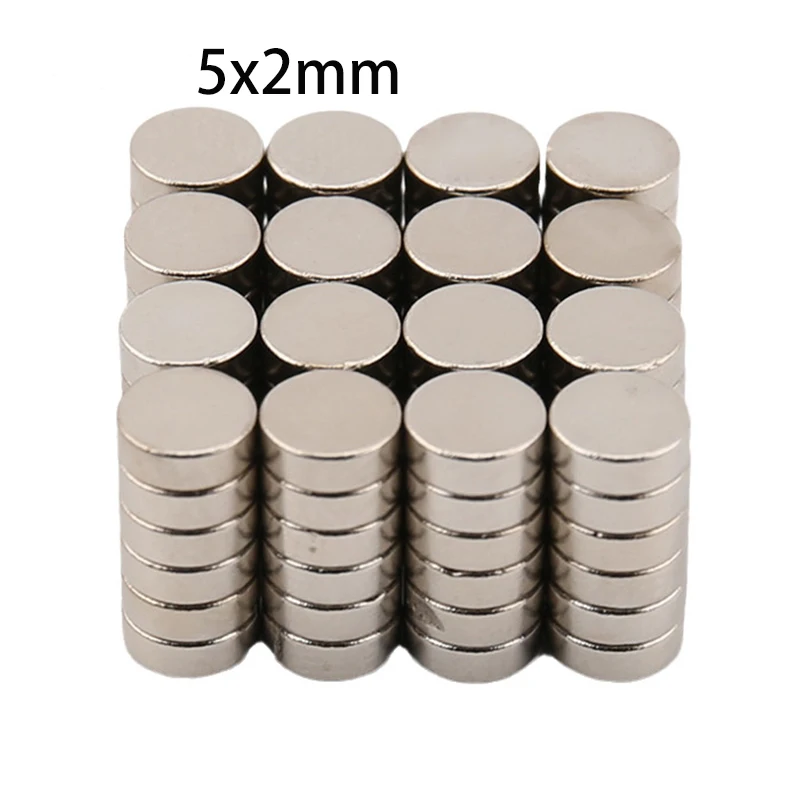 20/50/100pcs Tiny 5x2mm Small Round Magnets Magnets for Precision DIY, Jewelry Making, Electronic Projects