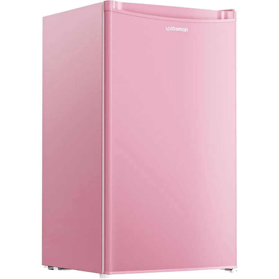 Kulkas Mini 3.2 Cu.Ft dengan Freezer, Kulkas Mini Satu Pintu untuk Asrama, Kamar Tidur, Kantor, Solusi Pendinginan Ringkas dengan Pengaturan yang Dapat Disesuaikan