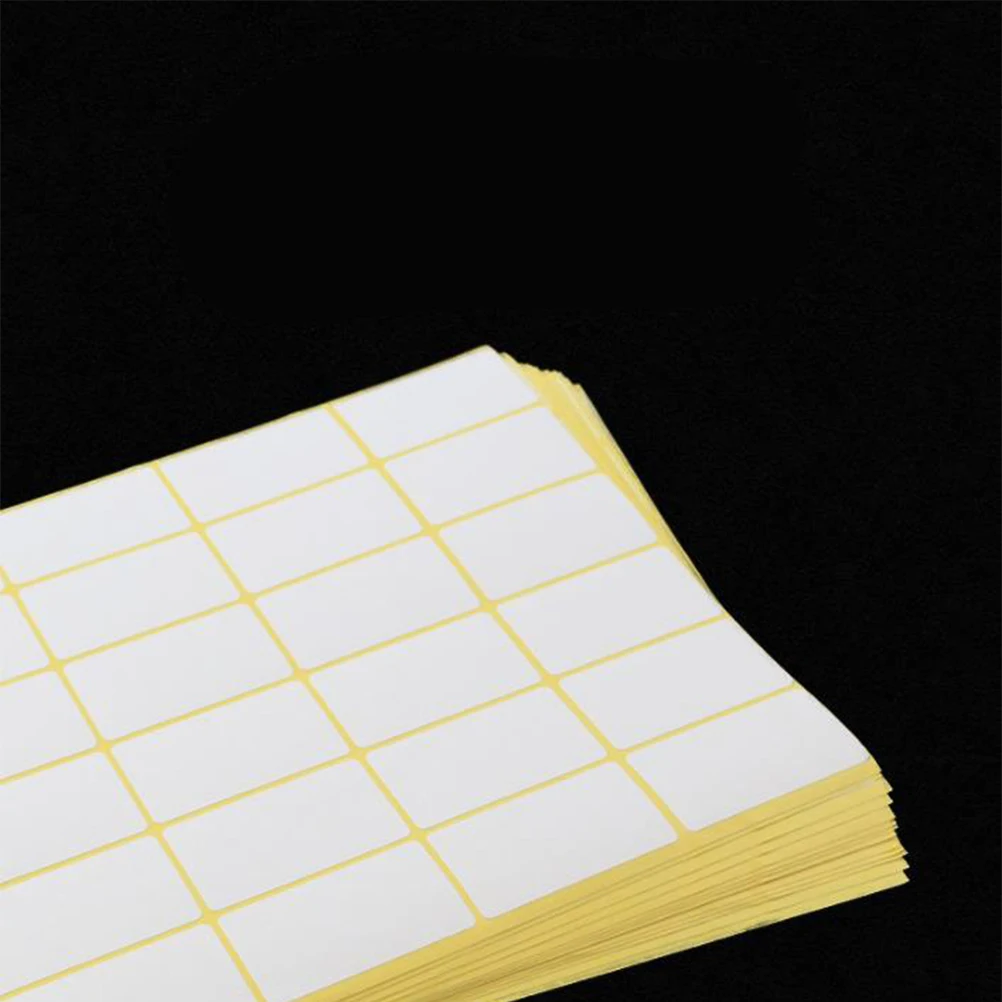 

15Pcs Blank Stickers Self Adhesive Paper Label for Office Classroom Organization Bottles Containers 25x42mm Blank Stickers
