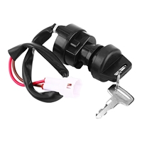 1Pcs Black 2 Pin Motorcycle ATV Ignition Key Switch Replacement for Yamaha YFM 350 Bruin 660R 700R Raptor 350X Warrior