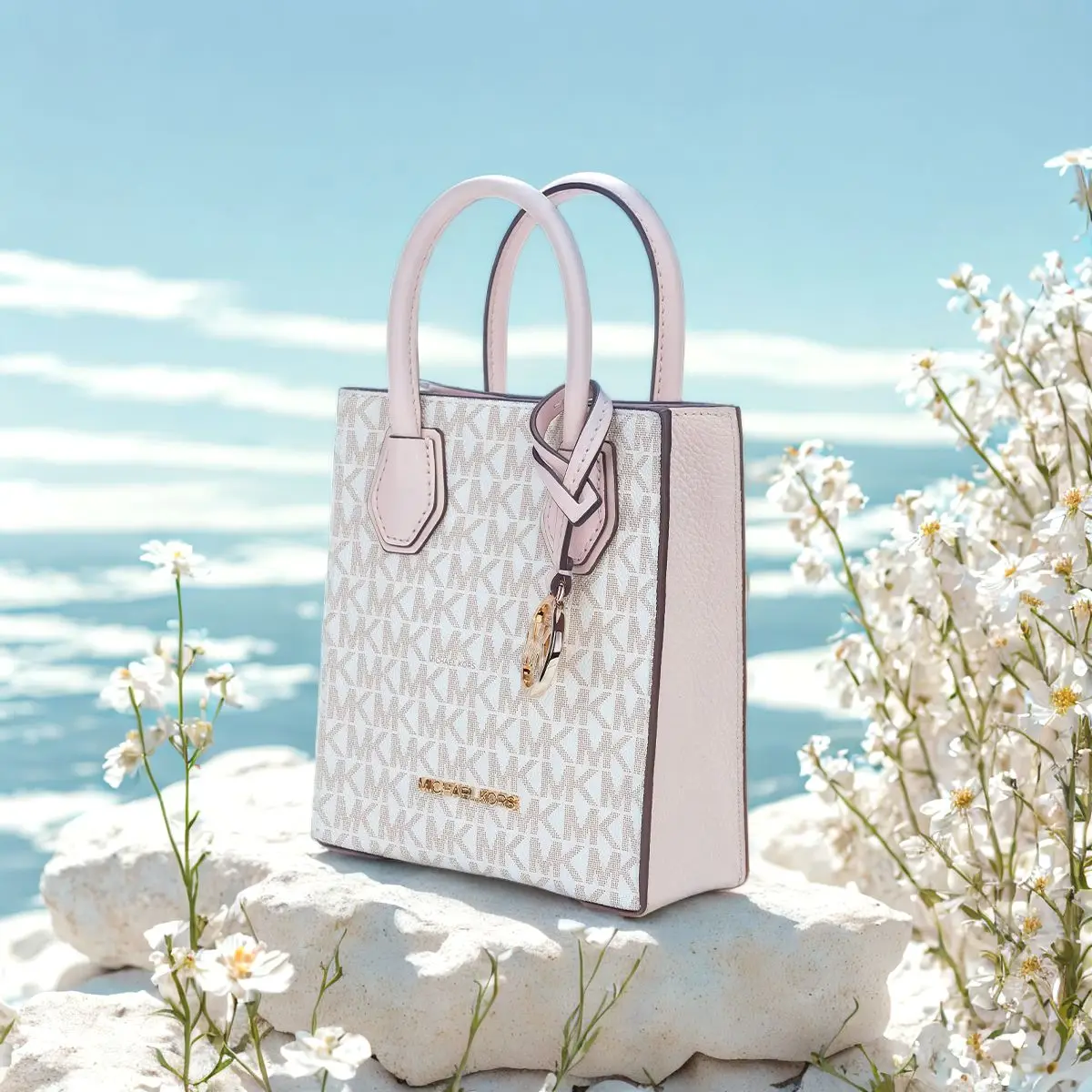 

MICHAEL KORS Mercer Extra-Small Logo and Leather Crossbody Bag 35T1GM9C0I