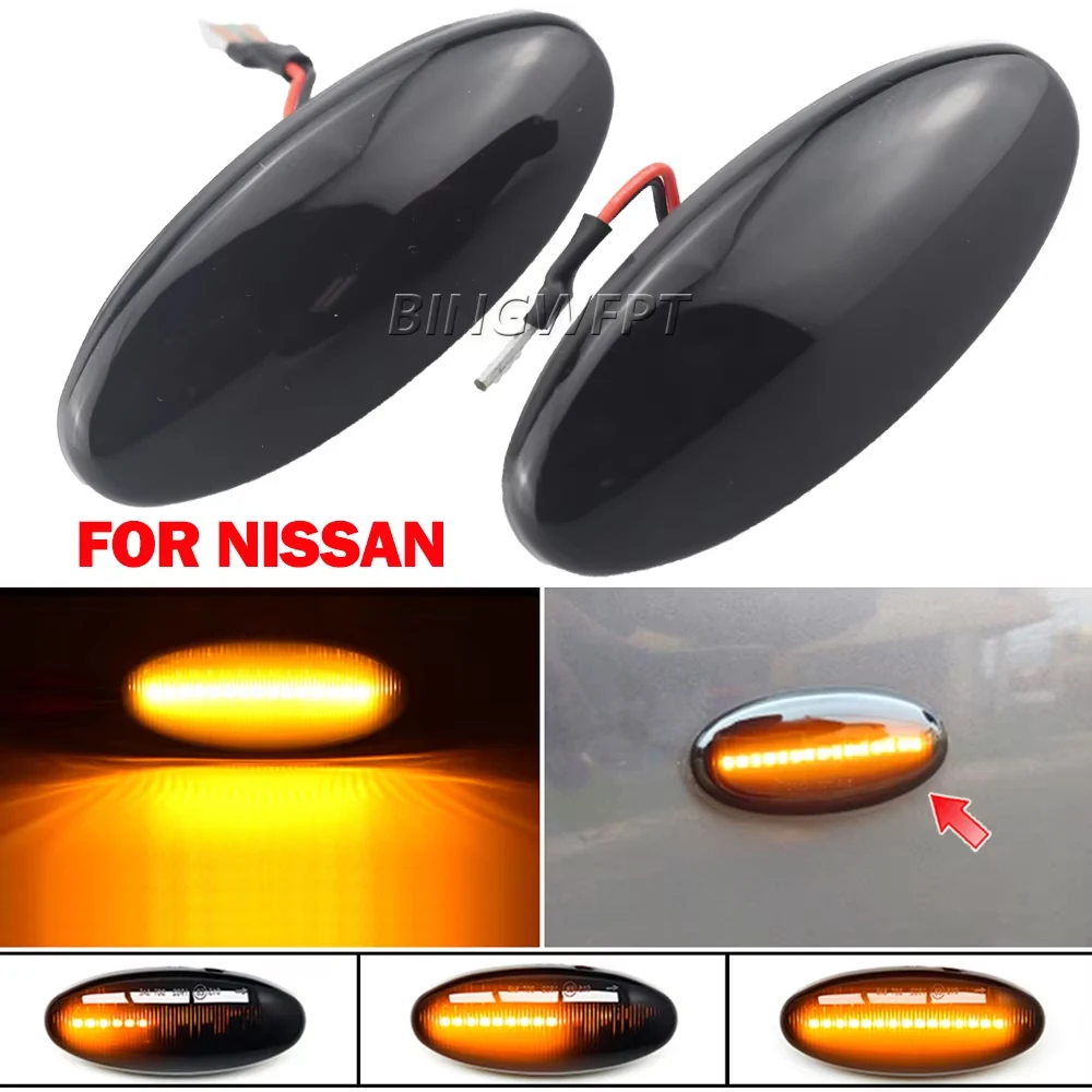Super Bright Fender Side Marker Turn Signal Lamps For Nissan Navara D22 NP300 1998-2005 Datsun Frontier Fiera PickUp Terrano - view 5