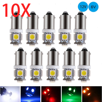 10Pcs BA9S 6V 6.3V Light Bulbs Pinball Machine Lights GE44 47 755 756 1893 1895 1847 Bulb DC 6 Volt Pinball Led Bulb Flashlights