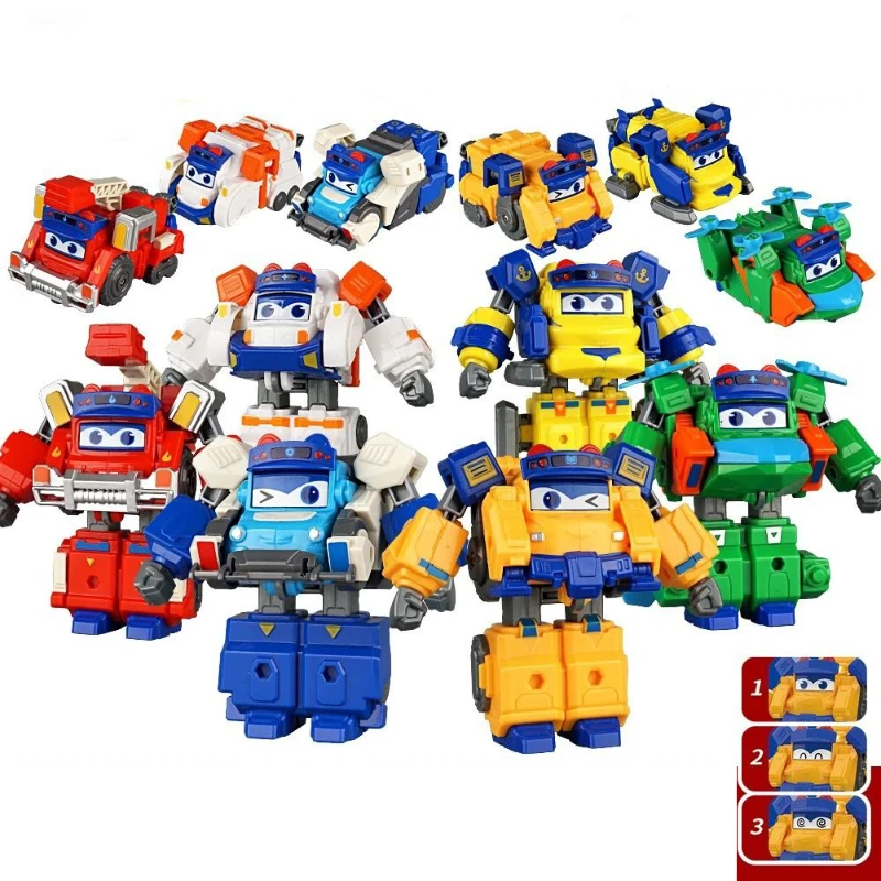 2025 Nuevo estilo Marte Exploration Theme Robot transformable de juguete, figura de acción de cara cambiable, regalos para niños, modelo coleccionable