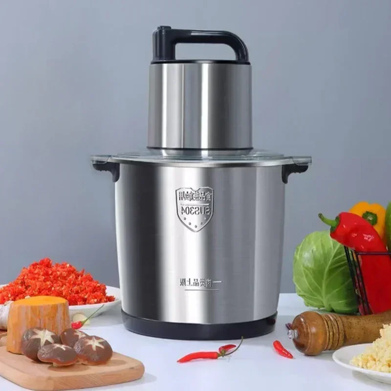 

Excellent Best Seller First 10L Meat Grinder Mincer Electric Food Processor Kitchen Food Chopper 1800W Stainless Steel Electric