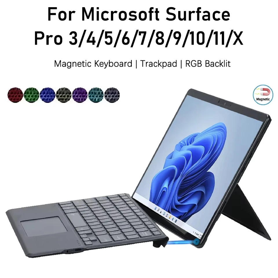 Wireless Bluetooth Keyboard For Microsoft Surface Pro 3 4 5 6 7/7+