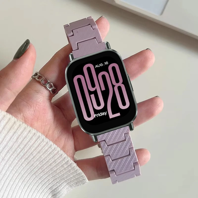 

Ремешок для часов 20 мм 22 мм для Xiaomi Redmi Watch 5, активный браслет из углеродного волокна, ремешок для Redmi Watch 5 Lite, браслет 2030