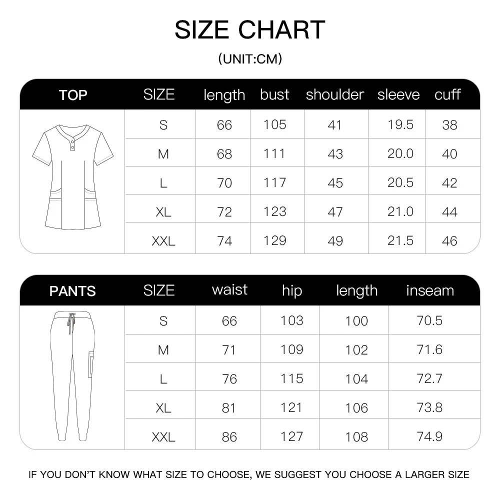 Abbigliamento medico per donna Scrub Jogger Set Pantaloni infermieristici Abito chirurgico Uniformi mediche di alta qualità Uniforme di bellezza all'ingrosso