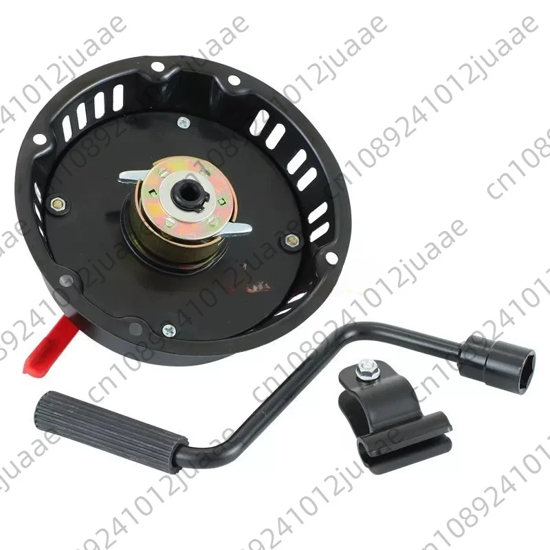 Engine Micro Tiller Sprayer Water Pump Generator 168/170F Hand-Cranked No-Pull Starter New Iron Case