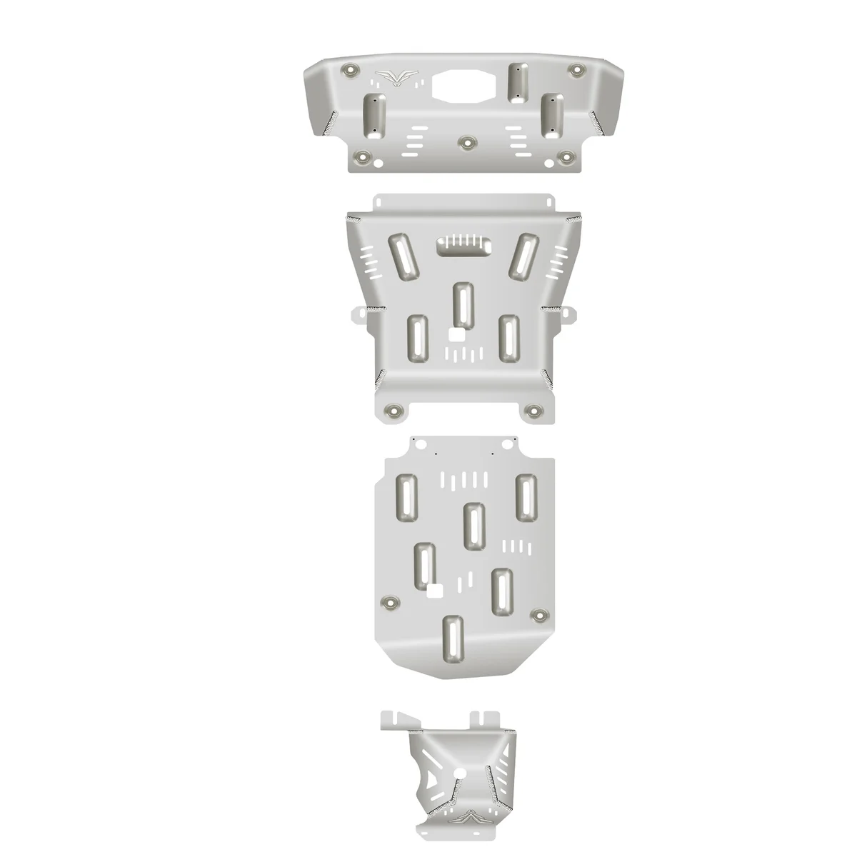 

Top Quality 8mm Durable Aluminum Magnesium Alloy Bottom Guard Accessories Suitable ForLandRover Defender 110