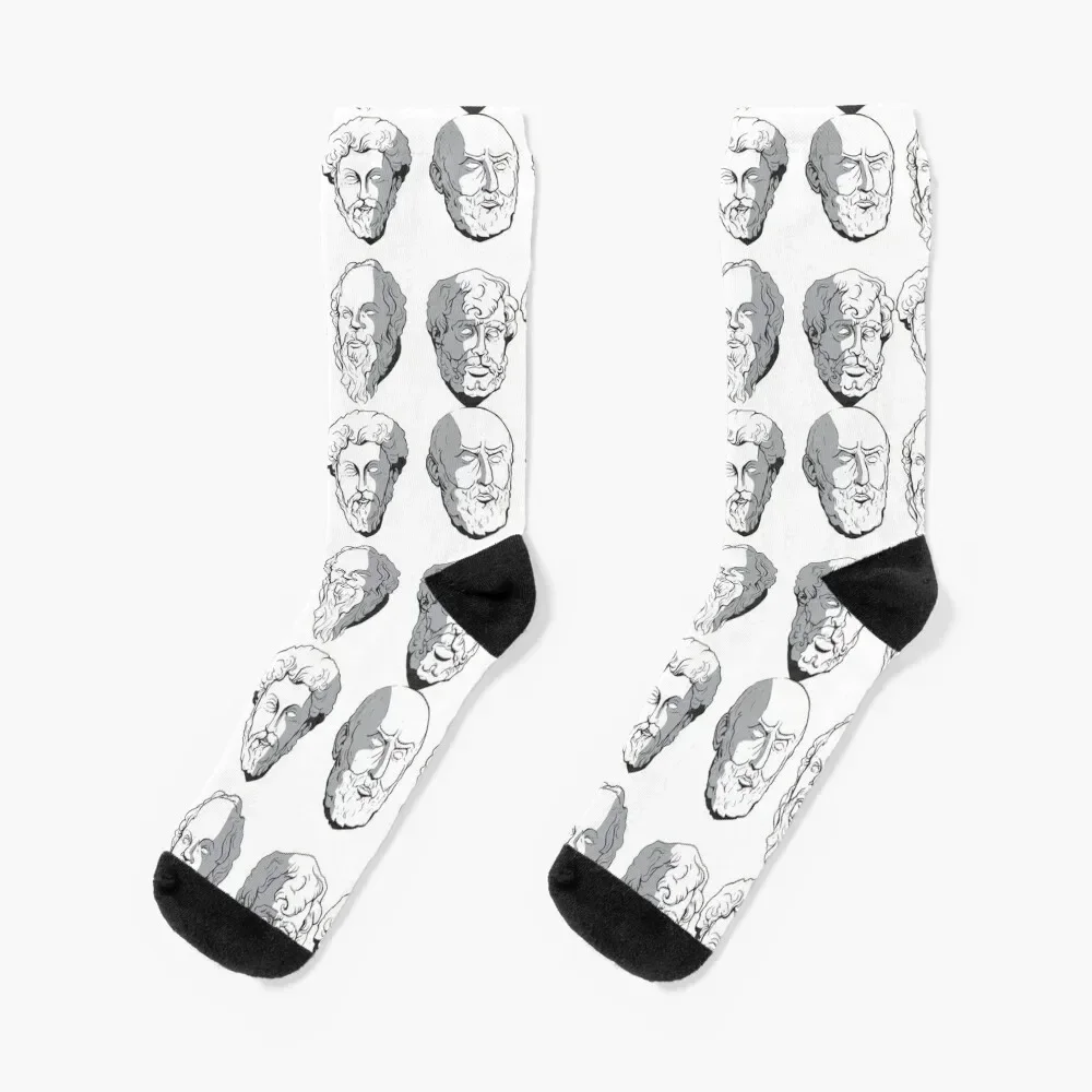stoic philosophers Socks hip hop football Lots professional running Socks For Girls Men's