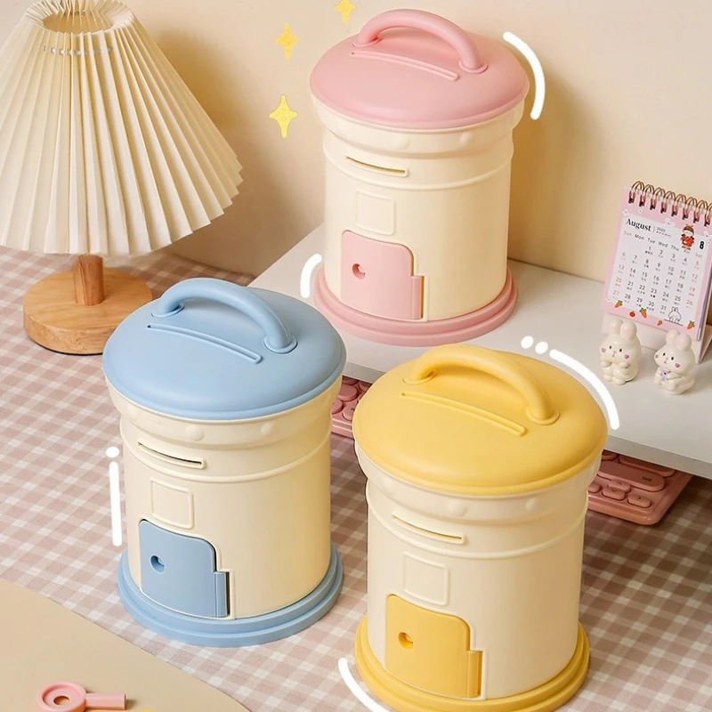 1 قطعة صندوق البريد أصبع البنك السنة الجديدة للأطفال لطيف تخزين البلاستيك حصالة على شكل حيوان صندوق بريد صغير جرة عناصر ديكور المنزل