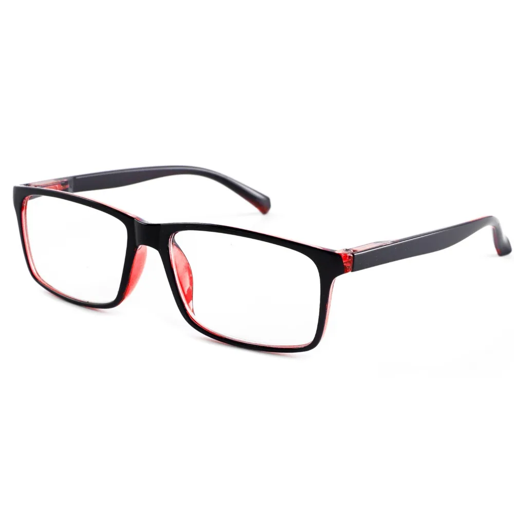 

Retro PC Reading Glasses Decorative Glasses Black Blue Red Frame Glasses Square Frame Plain Glass Spectacles Readers