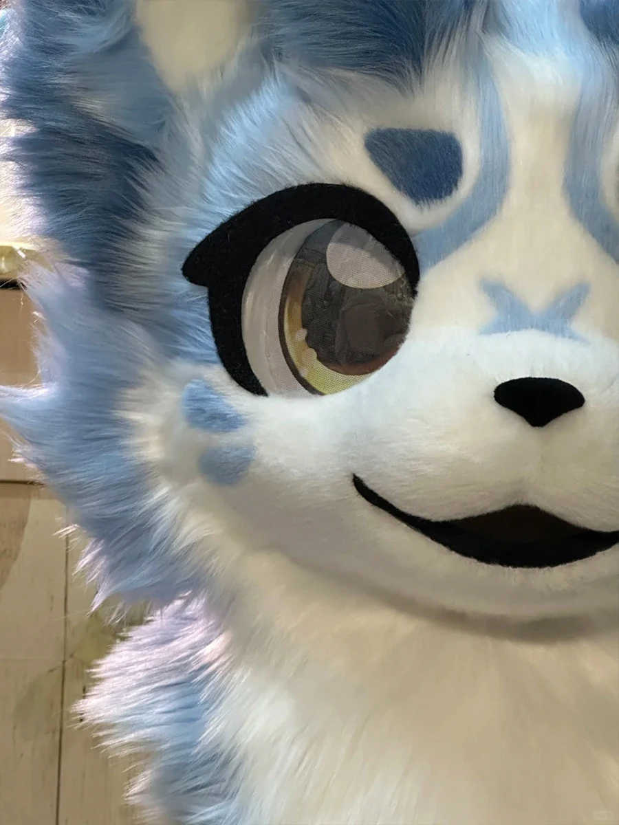 Fursuit تأثيري مخصص الفراء رئيس Kigurumi رئيس تأثيري كيمونو الفراء دعوى اليدوية رئيس الوحش مخصص الفراء دعوى KigurumiMasks Kig