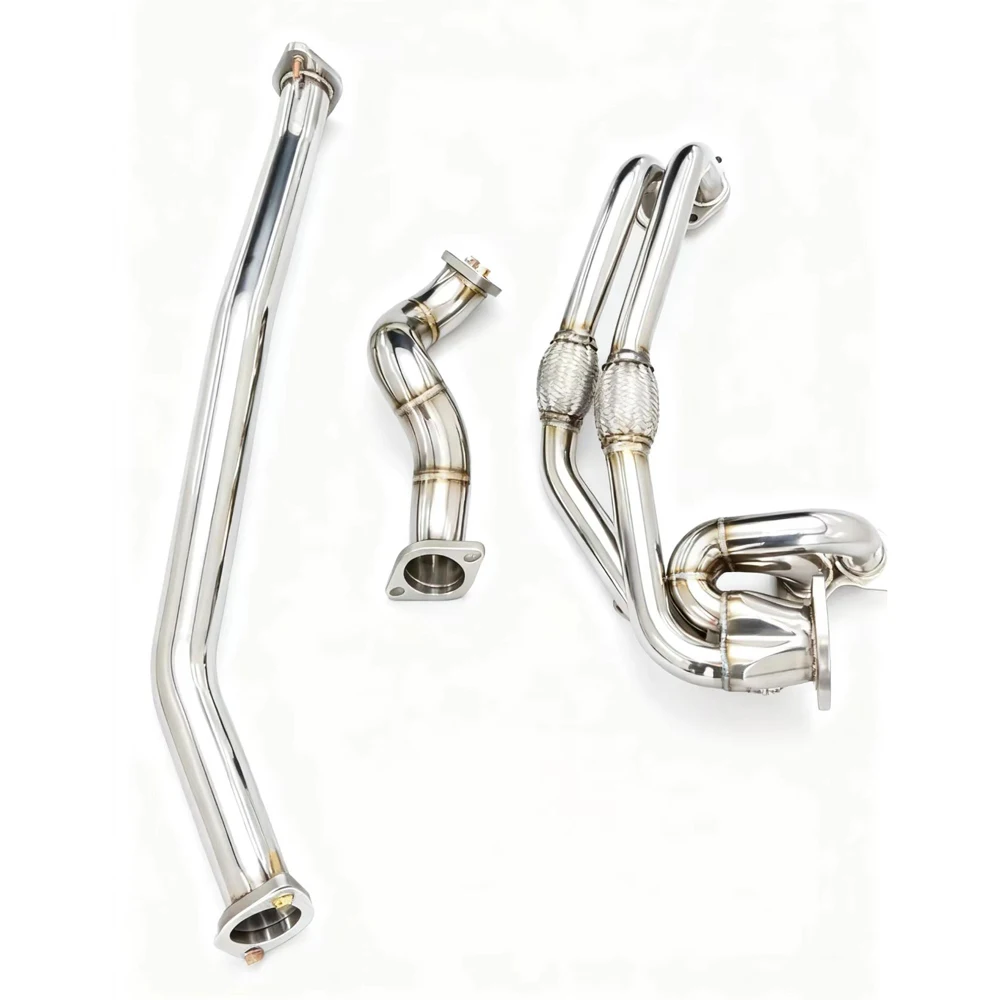 For  GR86 BRZ 2.4L 2020-2024 Stainless Steel  Mirror Polished Equal-length Exhaust Manifold S-pipe OPF Version Downspout