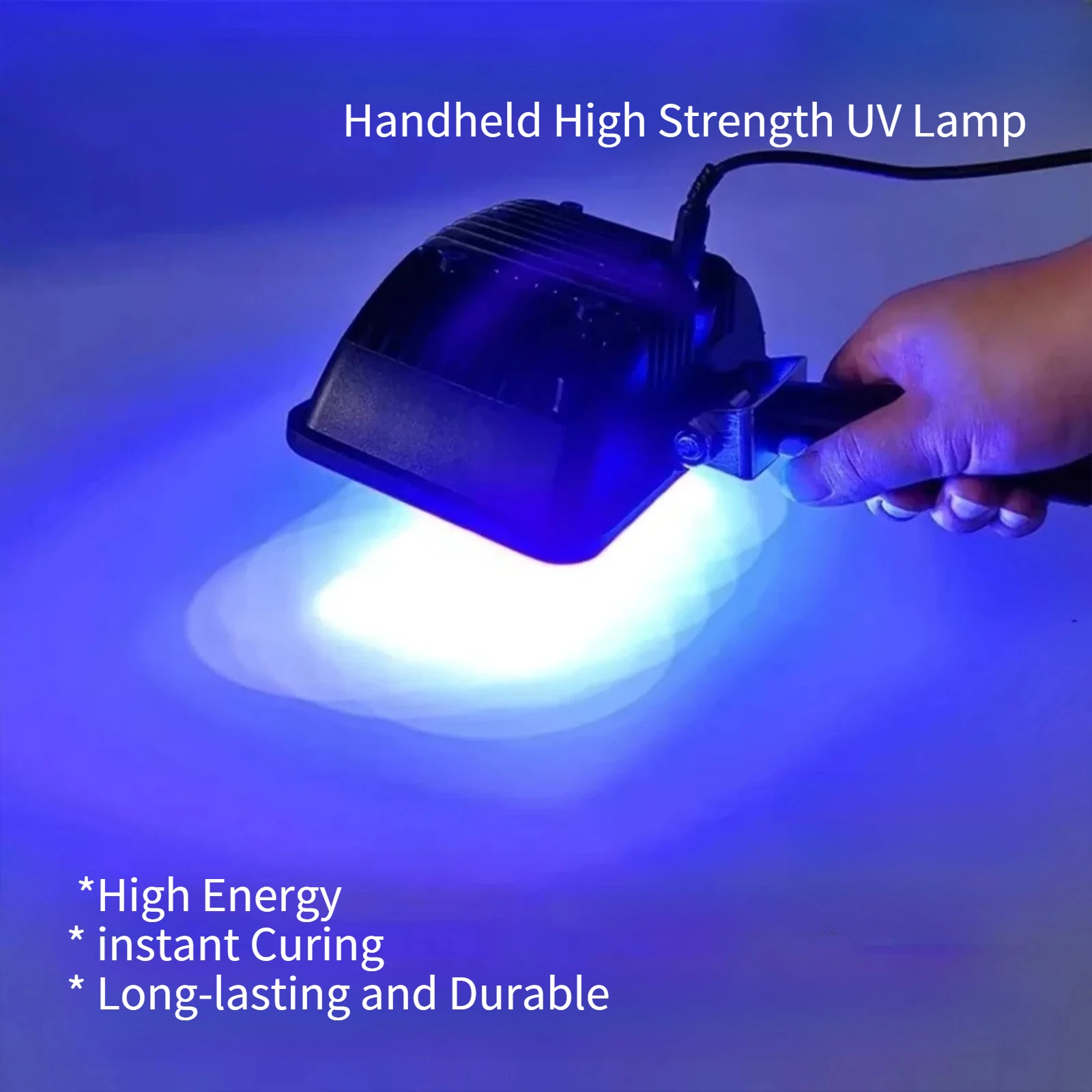 Led الضوء الأرجواني 36nm 39nm 40nm مقبض الأشعة فوق البنفسجية علاج مصباح كريستال قطرة الغراء الراتنج طلاء حبر لوحة لاصقة بدون ظل الطباعة