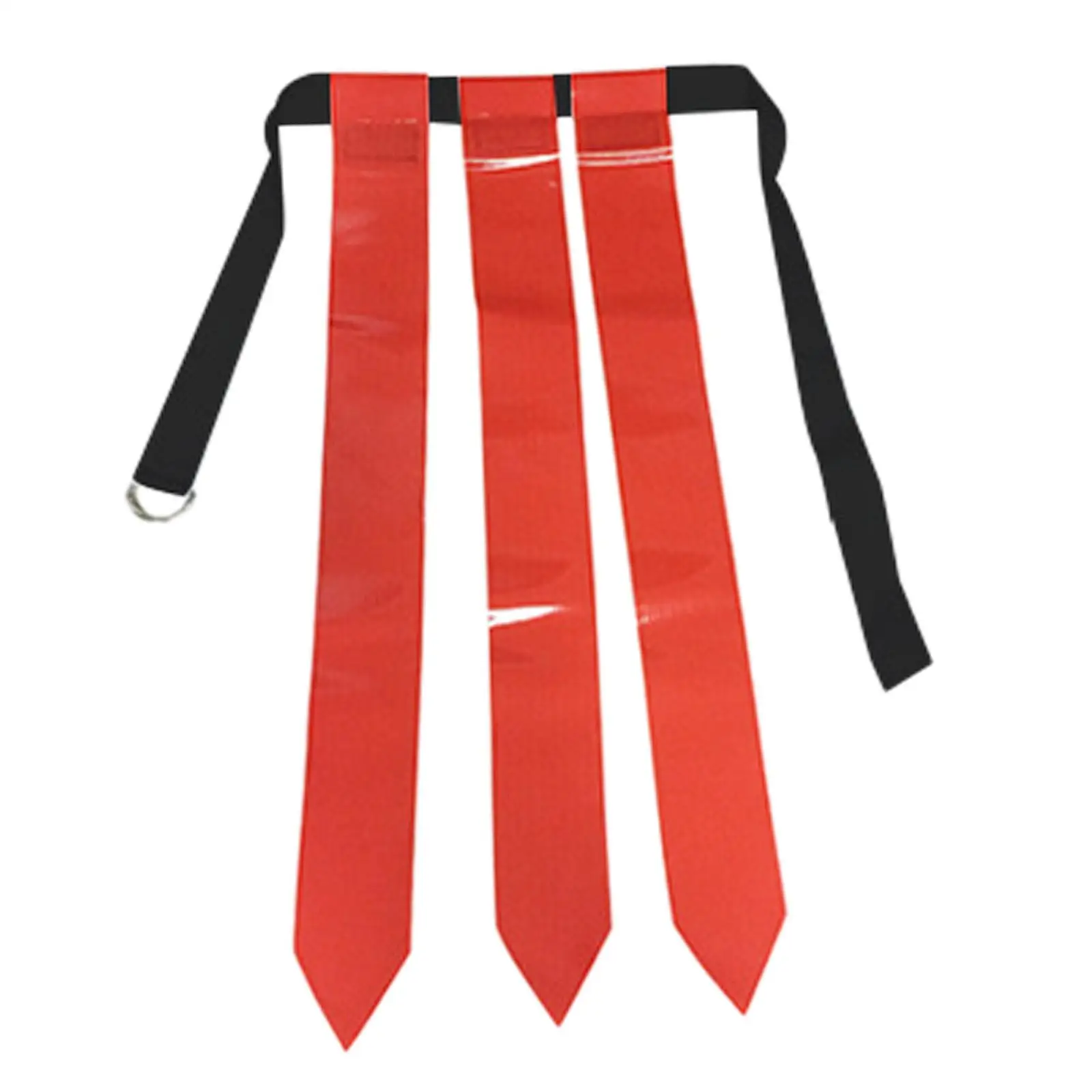 Flag Football Belt Rugby Flag Belt Pointed PVC Streamer Equipment Waist Belt American Football Waist Flag for Adults Sports