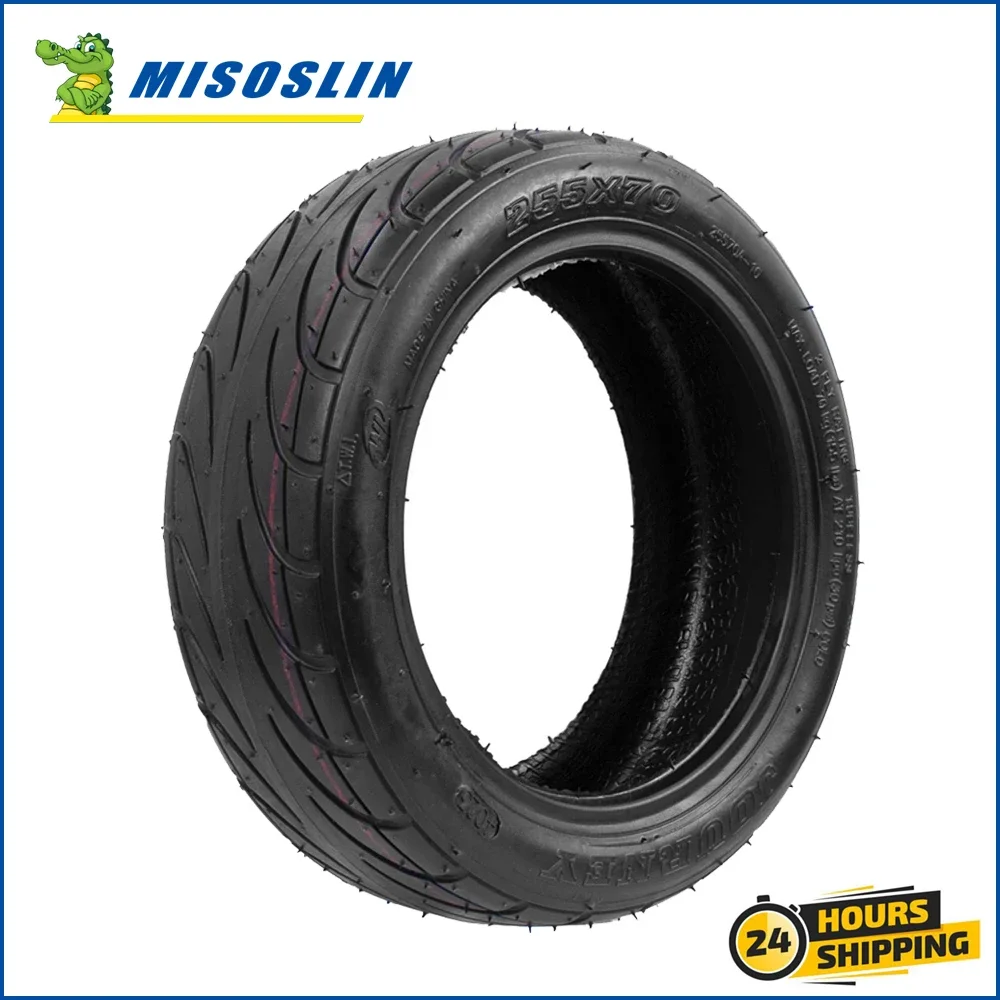 255*70 Vacuum Tire Balancing Car for Electric Scooter Folding Explosion-Proof 10x2.70-6.5 Tyre 10 Inch Thickened Tubeless Tires