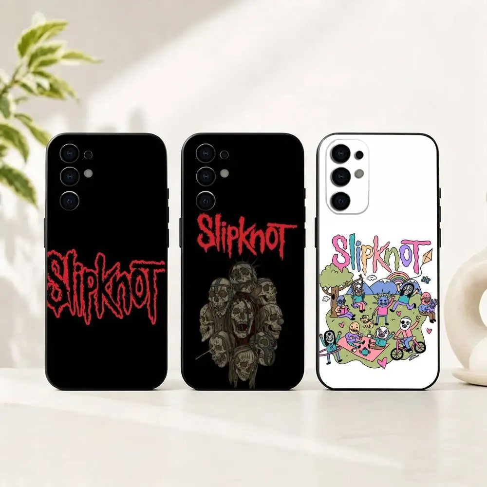 Rockband Slipknot Phone Case For Samsung S25,S24,S21,S22,S23,S30,Ultra,S20,Plus,Fe,Soft Silicone Black Cover