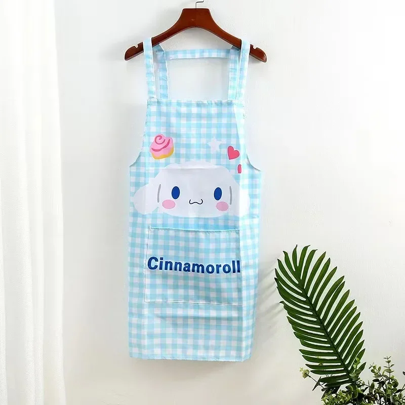 Leuke Cartoon Plaid Keuken Baby Kaneel Pochacco Huis Schoonmaken Stof Grote Dikke Koken Schort Taille Rok Mevrouw Taart Kleding