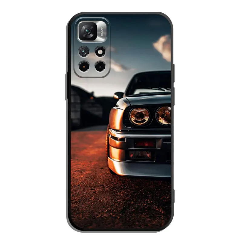 Sports Cars Phone Case For Xiaomi Redmi 10C 10 Note 12 11 Pro 5G Soft Cover Protective Funda Coque
