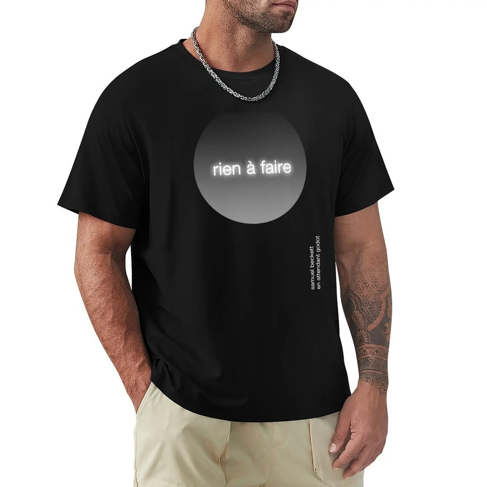 Nothing To Be Done - Samuel Beckett - En Attendant Godot - Waiting for Godot T-Shirt Water Resistant Casual T-Shirt