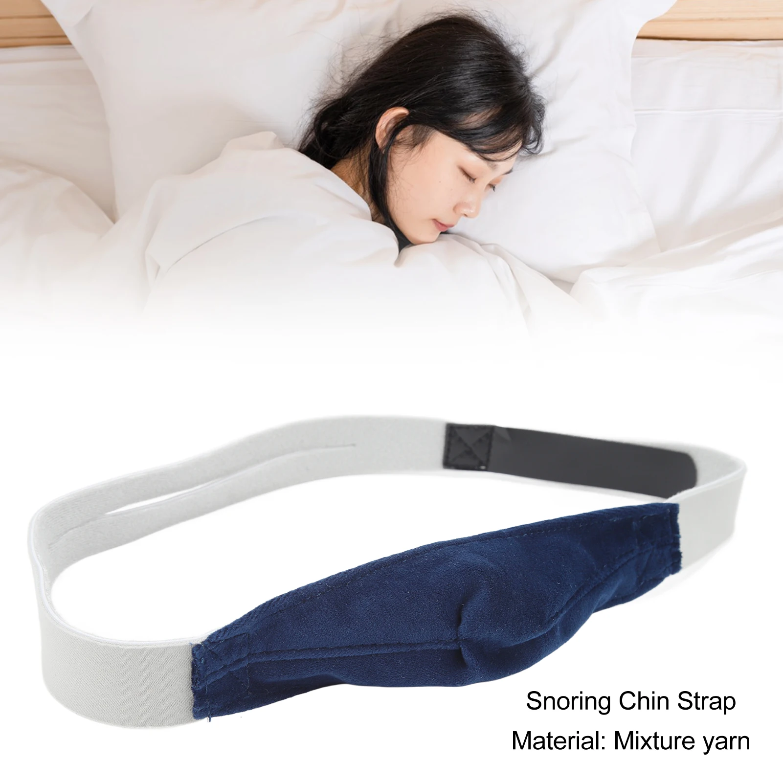 Snoring Chin Strap Lightweight Breathable Snoring Prevention Sleeping Universal Chin Strap Snore Stopper Bandage Sleep Aid