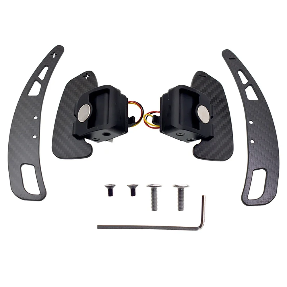 

Спортивный магнитный рычаг переключения передач на руле для Audi C8 A6 A7 S6 S7 RS6 RS7 Магнитные переключатели переключения передач из углеродного волокна