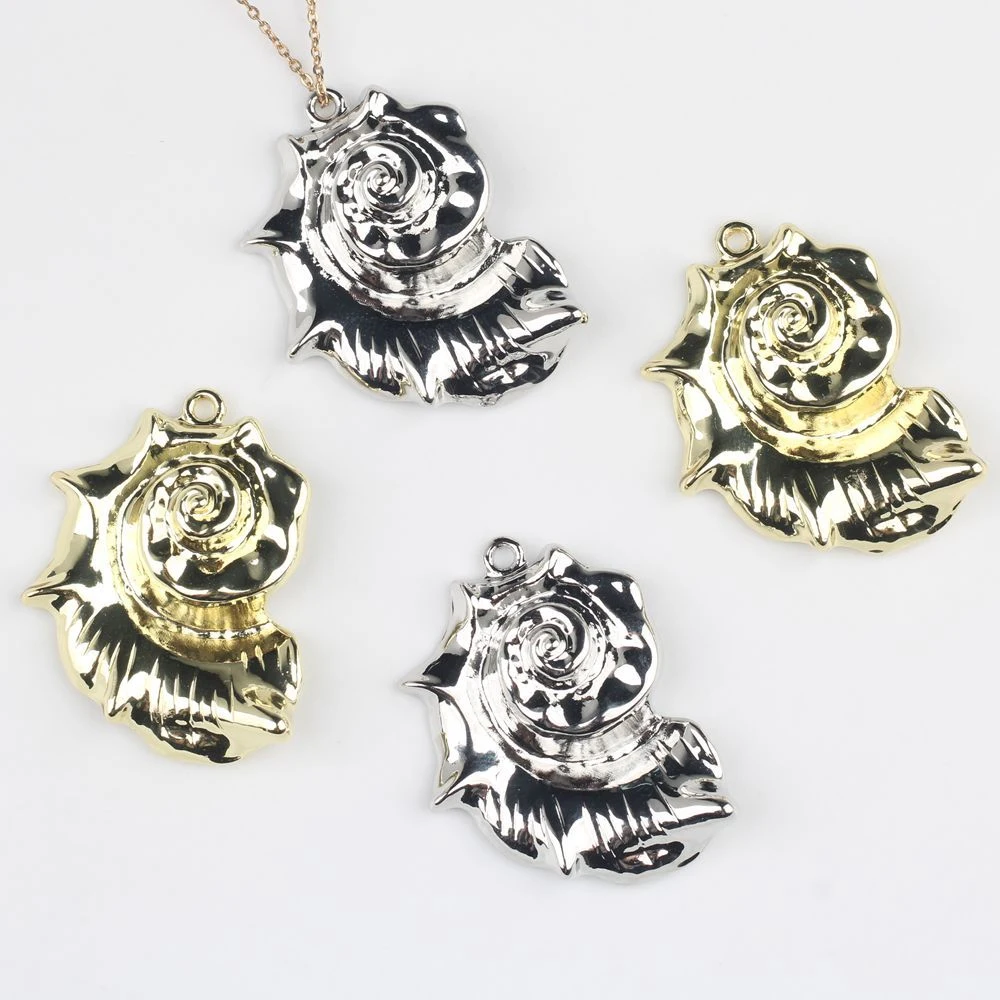 10pcs Fashion Conch Pendant Jewelry Making Accessories DIY Handmade Earrings Necklace Bracelet Craft Ornament Supplies Gifts