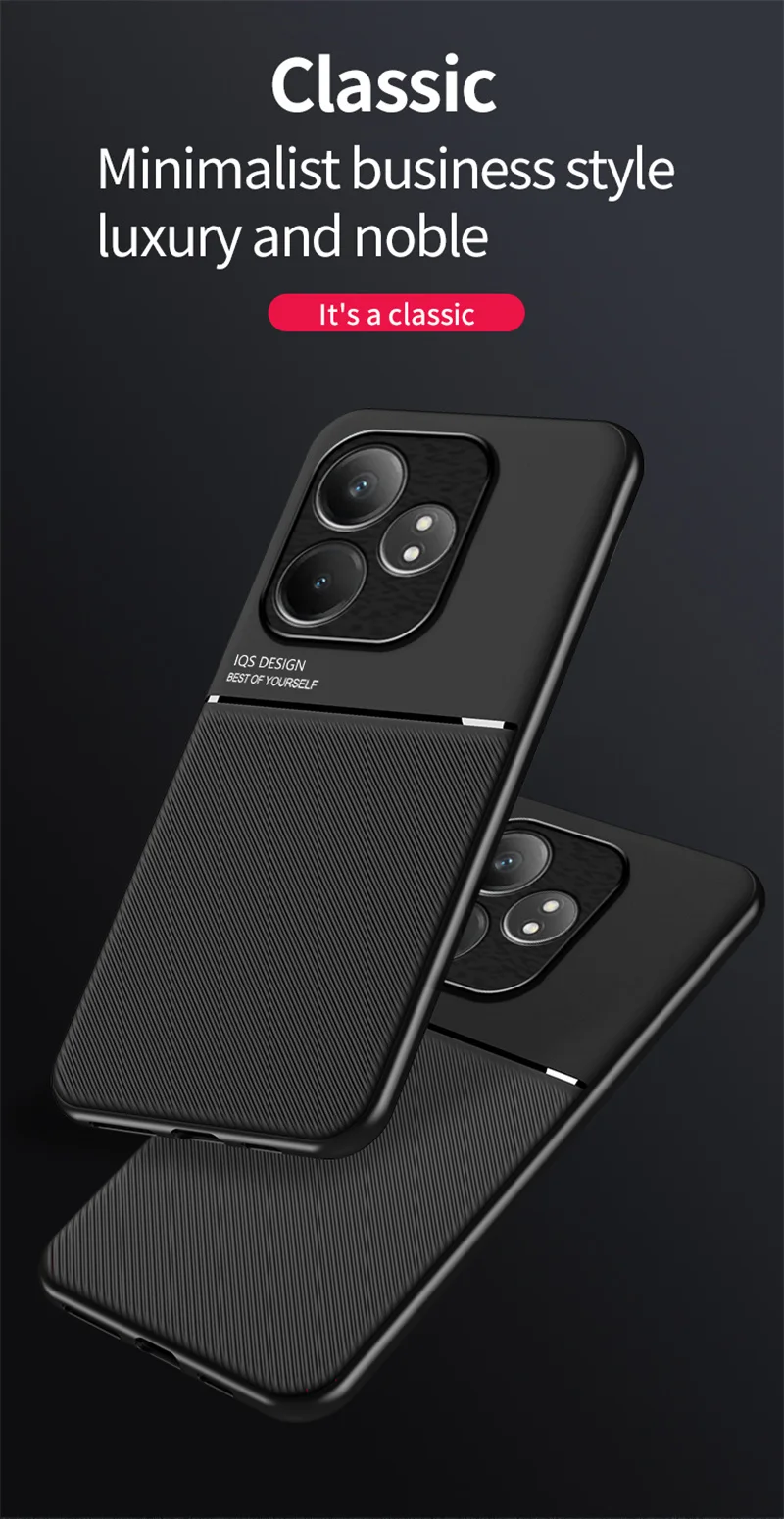Rugged Non-Slip Case for Realme GT 7 Pro GT 6 6T GT6 Protective Cover Magnetic Suction Holder Coque Fundas Capa