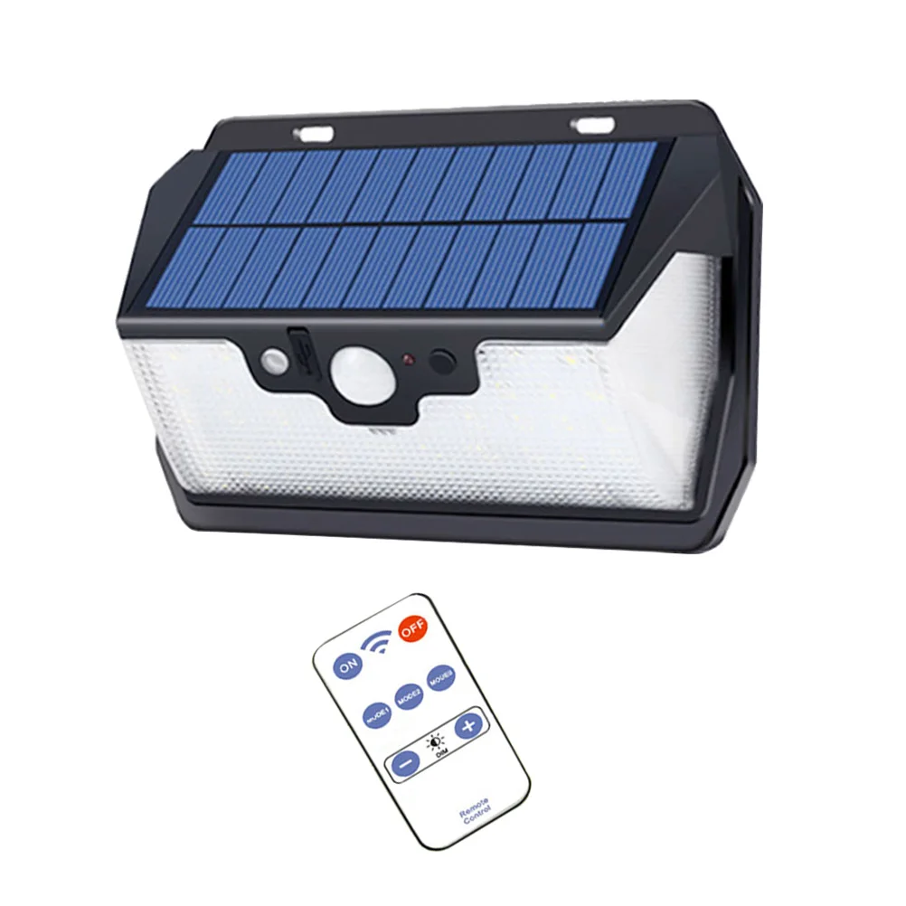 

Solar Wall Light Motion Sensor Outdoor Corridor Garden Lamp 8hrs Sunlight Auto On Off USB Charging 5-8m Detection Distance