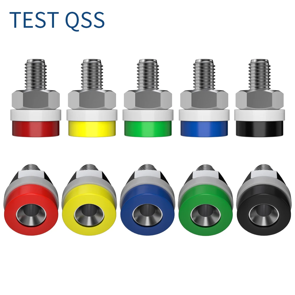 

QSS Mini 2mm Banana Female Plug Socket PCB Panel Mount Jack Binding Post Terminal Connector