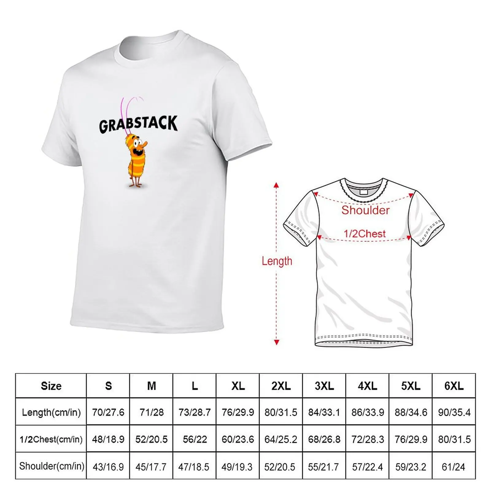 Grabstack Character T-Shirt shirts graphic oversized heavy weight t shirts for men