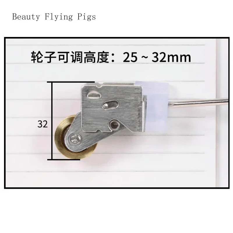 

2PCSstainless steel window roller aluminum alloy push-pull translation glass plastic steel door and window bearing copper pulley