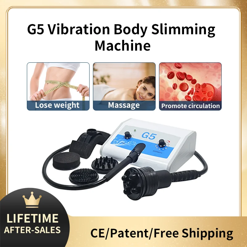 

Портативный 5 в 1 G5 вибрационный массажер для коррекции фигуры, уменьшения целлюлита, удаления жира, тонких мышц талии, высокочастотный массажер для салона красоты