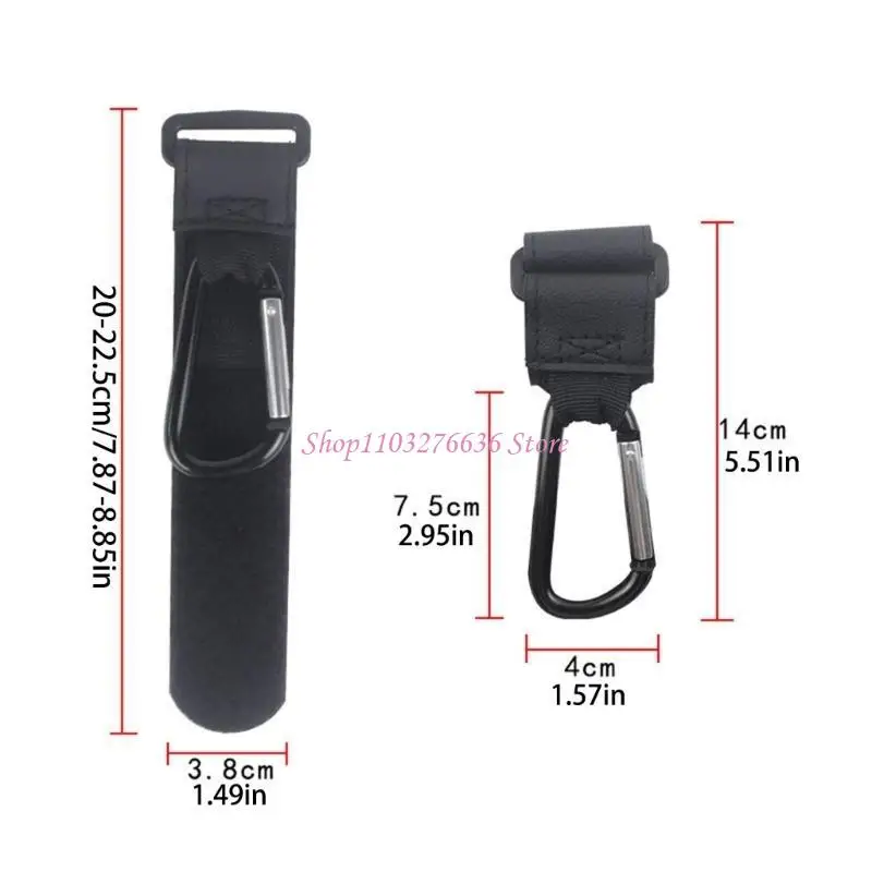 R6FD Carabiner Stroller Hooks Pushchair Hook Mommy Bag Hanging Hook Bike Accessory
