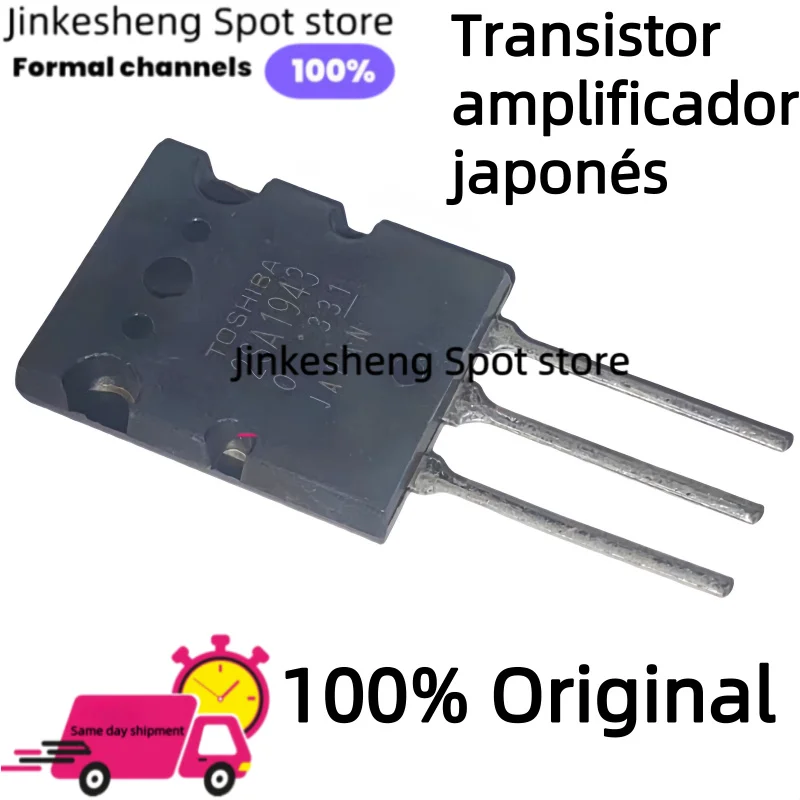 NEW 100% Original, 2SC5200, 2SA1943, A1943, C5200, 2SC5200-O, 2SA1943-O, 5 pieces-5 pairs Japanese amplifier transistor