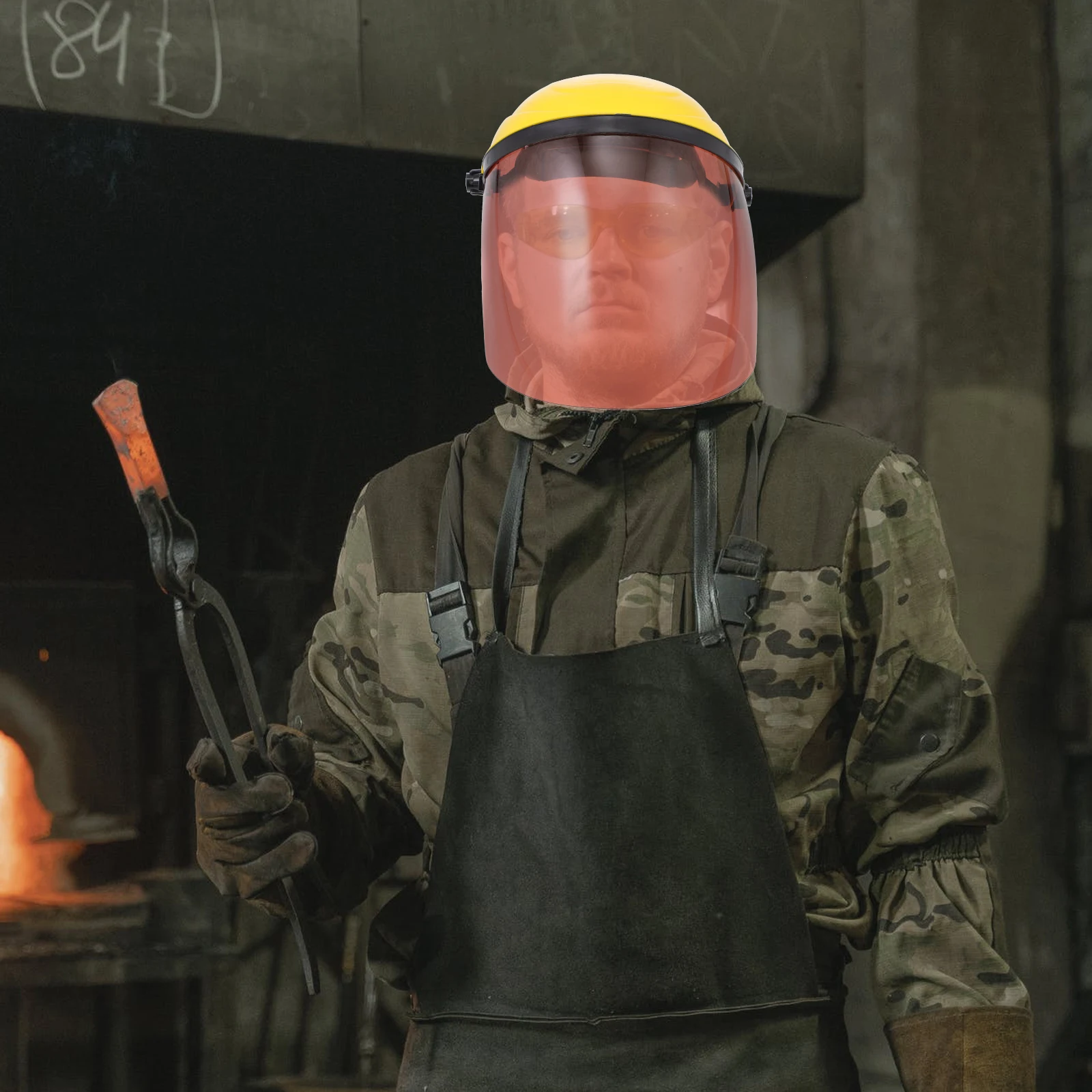 

1pc Welding Face Screen Safety Mask Five Colors Splatter Durable Long Term Use Home Construction Gifts Health Care