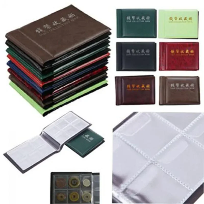 

Book Coin Album Holder Money Pockets Openings Collection Storage Collecting Penny Container Hot New Lightweight