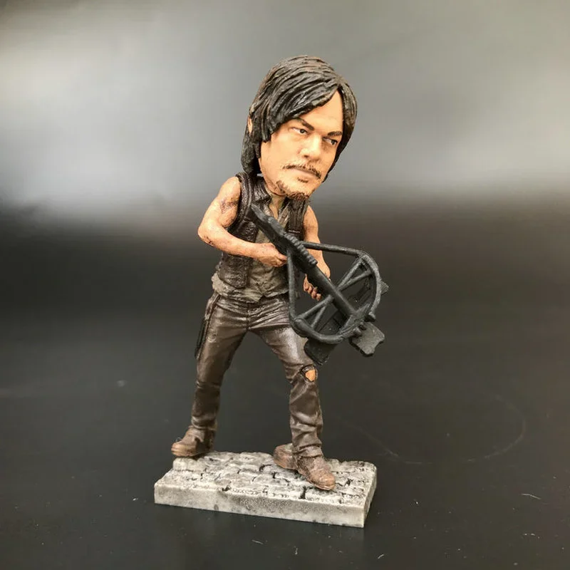 Original The Walking Doll Dead Figure Rick Grimes Movable Assembled Ornament Accessories Fantasy Figurines Children Present