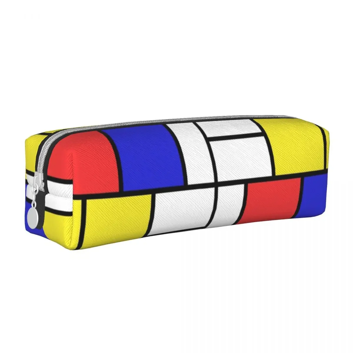 Mondrian Minimalist Geometric Pencil Cases Geometry Pencil Box Pen for Student Large Storage Bag School Supplies  Stationery