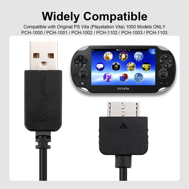 NEW EU US Plug Home Charger Power Supply 5V AC Adapter USB Charging Cable Cord For Playstation  PS Vita 1000 Console Game - view 4