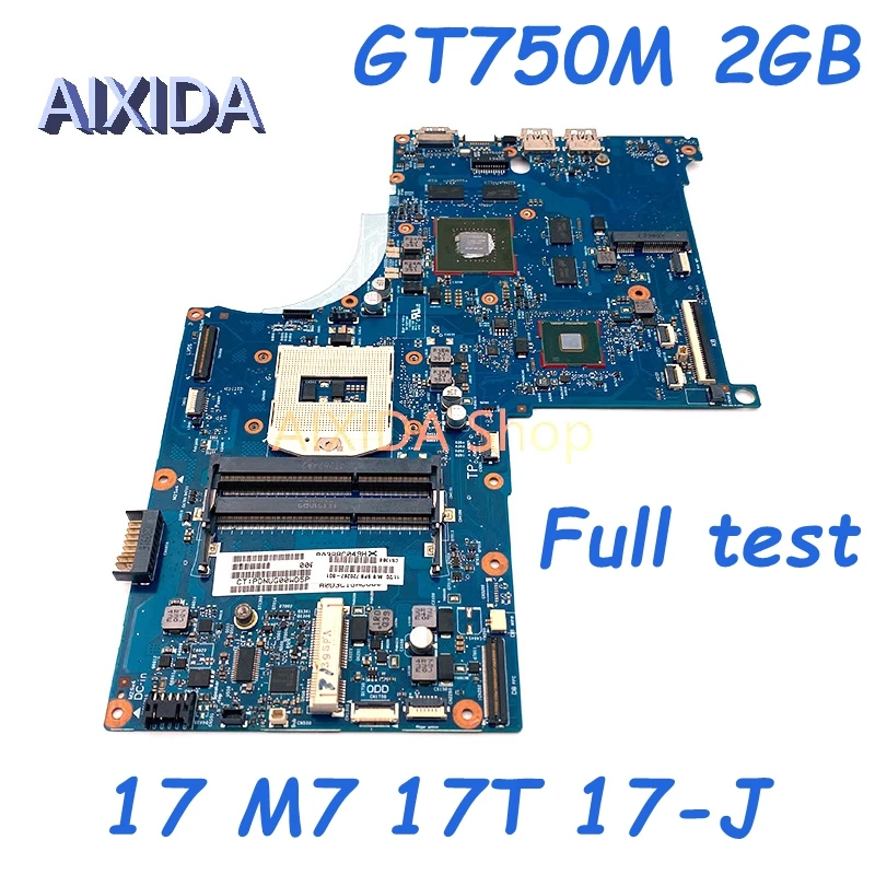 Imagem -01 - Aixida-placa-mãe para Laptop hp Envy 17 m7 17t 17-j Gt750m 2gb Hm87 Ddr3 720267001 6050a2563801 Mb-a02 720267501