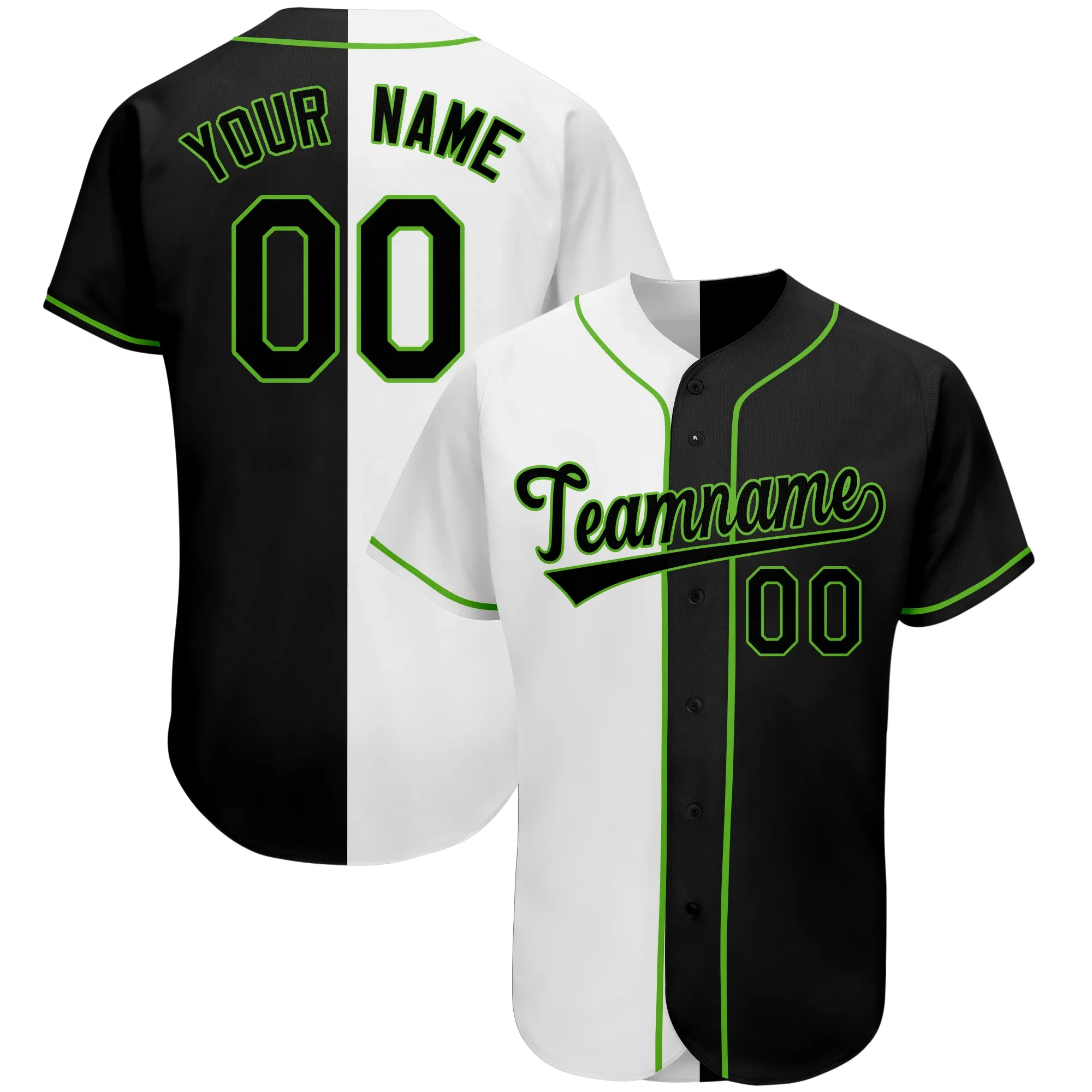 Custom Unique Baseball Jerseys Printed Team Name Number Fashion Baseball Shirt Softball Game Training Clothes Hip hop Men/Youth