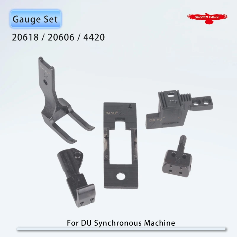 DU-122 Gauge Set For Mitsubishi 4420 Highlead 20618 Typical 20606 DU Synchronization Double Needle Walking Foot Sewing Machine