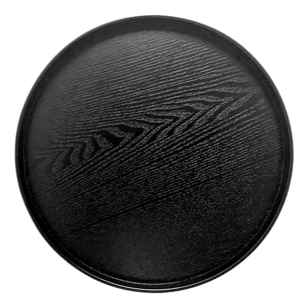Wood Round Tea Tray Snack Serving Breakfast Plate Multi Functional Food Serving Decorative Wooden Tray for Restaurant Home Cake